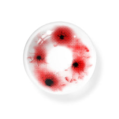 Cosplay Bloodshot Red Colored Contact Lenses