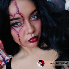 Lentes de contato de cor preta Cosplay Devil Date Eyes