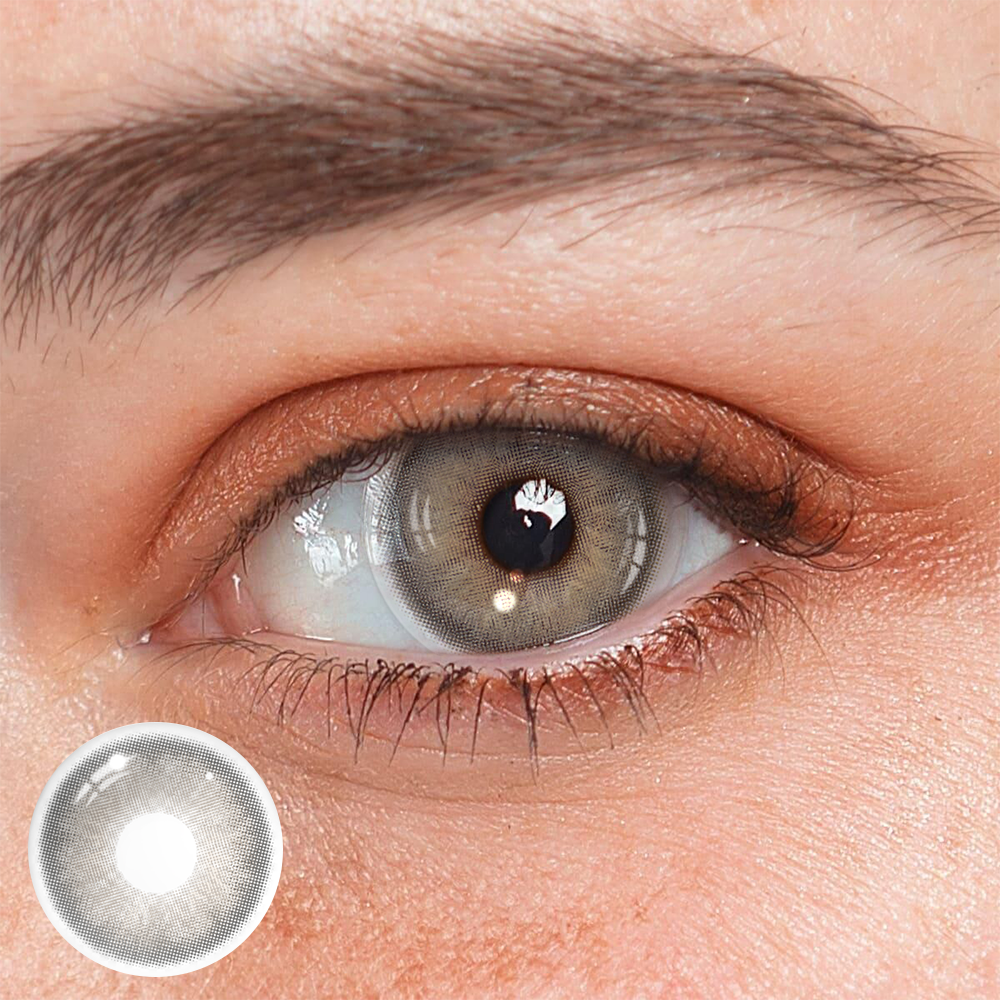Tiana Brunei grijs gekleurde contactlenzen