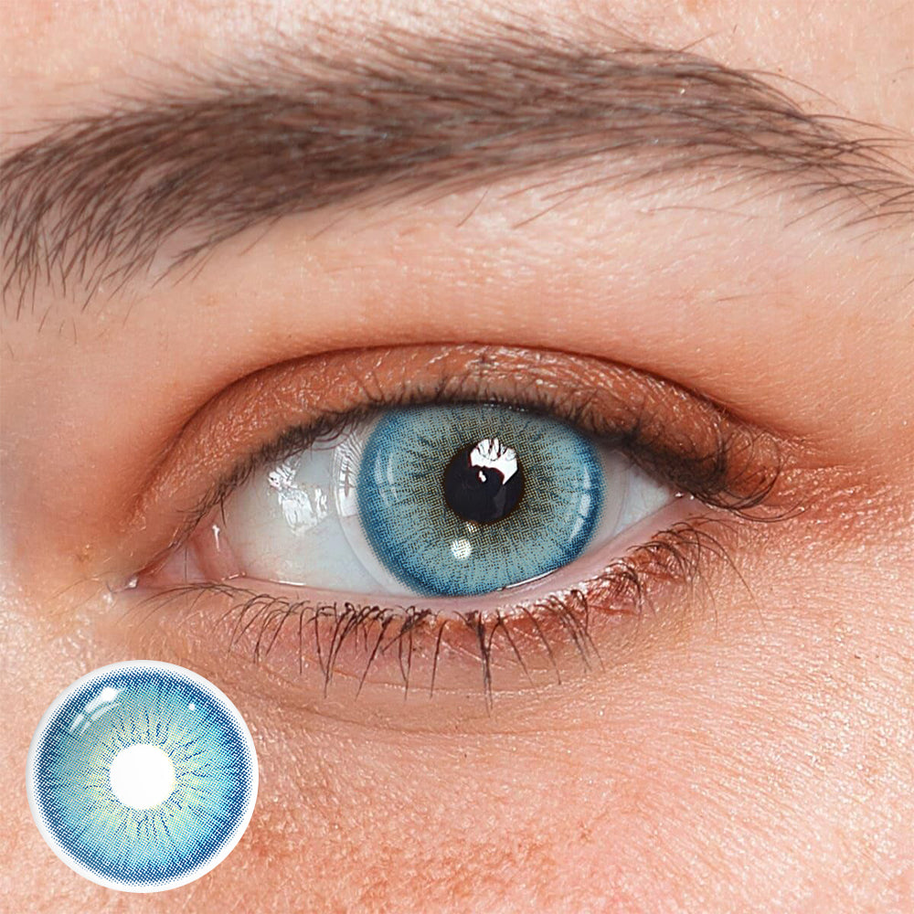 Kolorowe soczewki kontaktowe Eris Blue