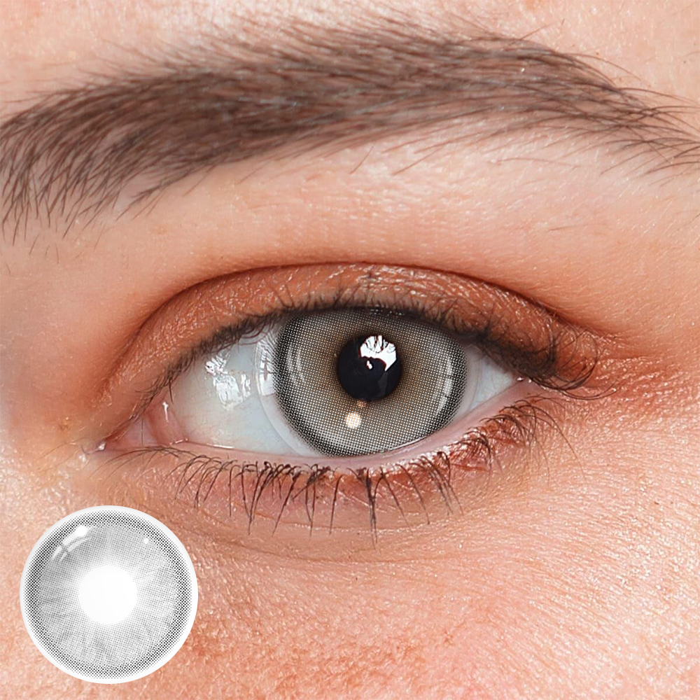 Kolorowe soczewki kontaktowe Mars Pearl Grey