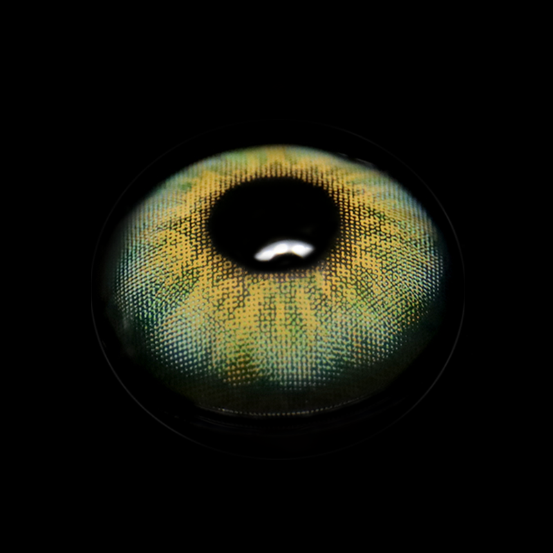 Lazuli Deep Green Colored Contact Lenses