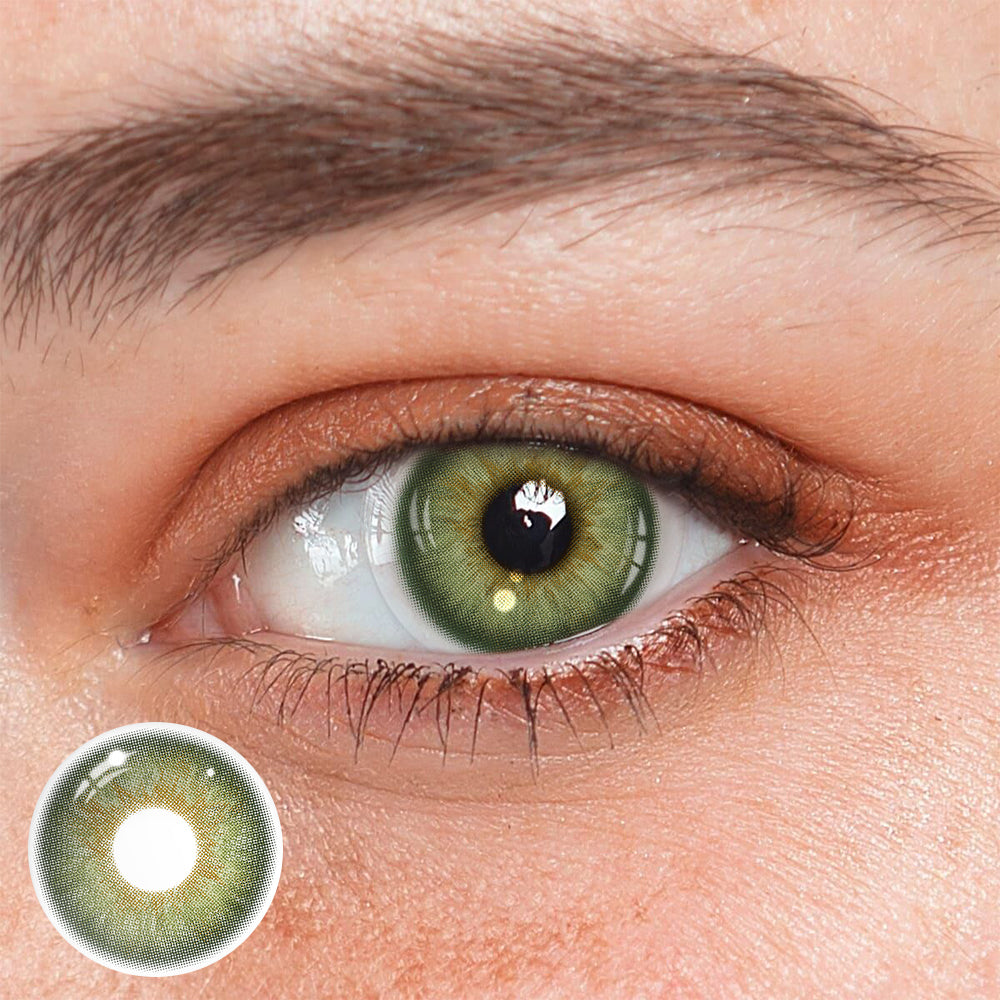 Ludmila Green Coloured Contact Lenses