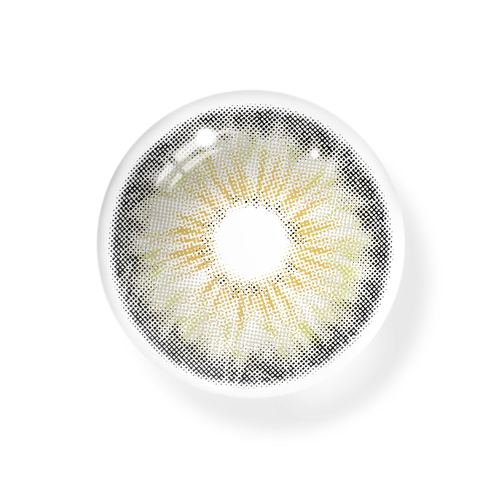 Cyrene Amber Gray Colored Contact Lenses