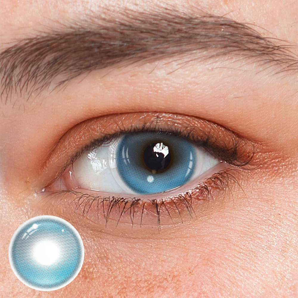 Yara Madien Blue Colored Contact Lenses
