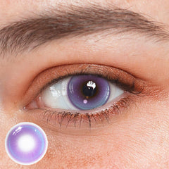Cosplay Pudding Purple Colored Contact Lenses