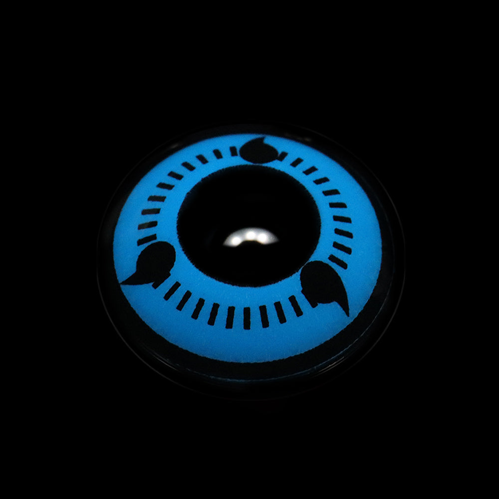 Cosplay Naruto Sharingan Blue Coloded Lenti a contatto
