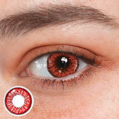 Cosplay succubus rood gekleurde contactlenzen