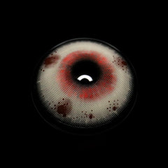 Cosplay Sad Clown Tears Red Colored Contact Lenses