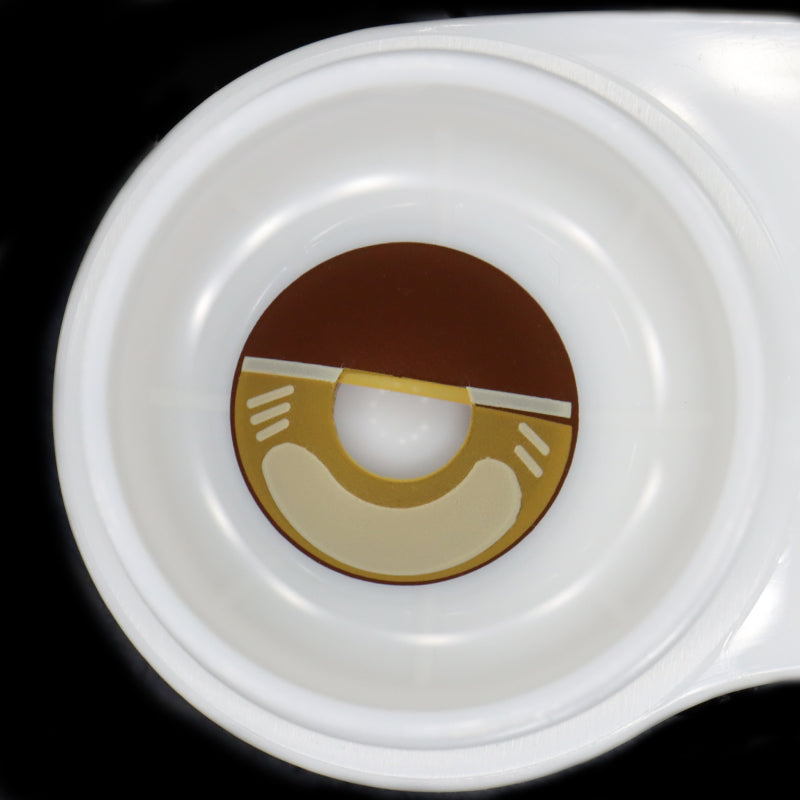 Lentilles de contact couleur café Cosplay Agatsuma Zenitsu 
