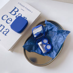 Klein Blue Colored Contact Lens Case