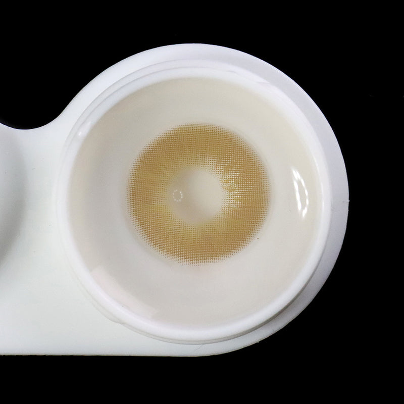 Love Story Pea Brown Prescription Colored Contact Lenses