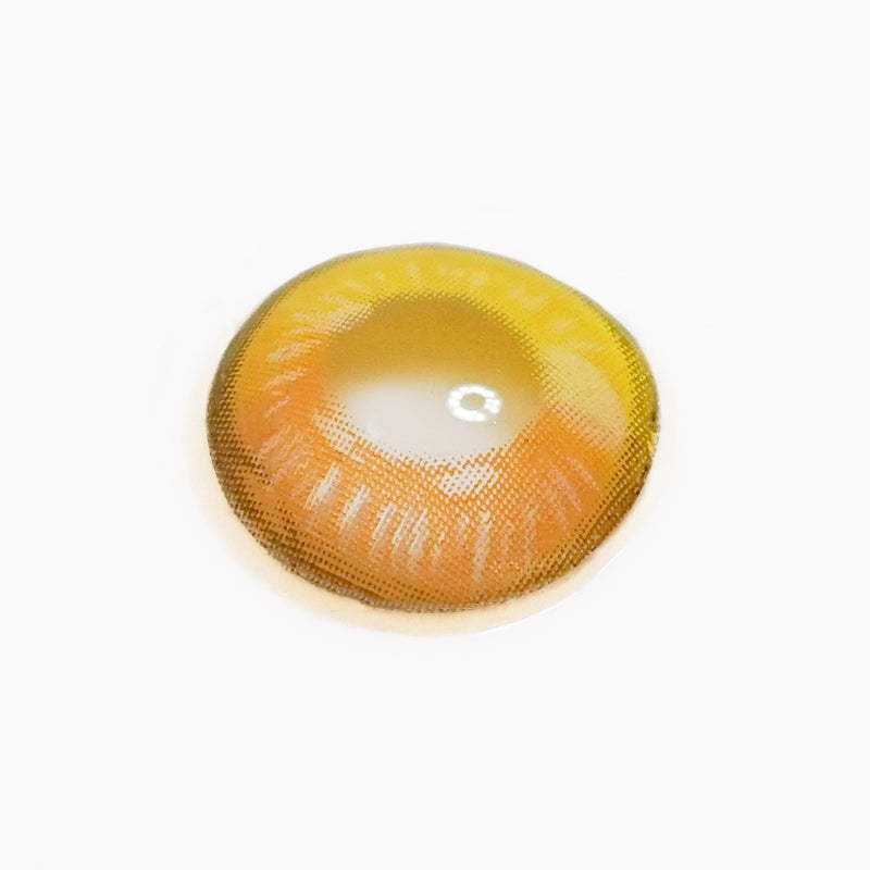 Cosplay Anime Yellow Prescription Colored Contact Lenses