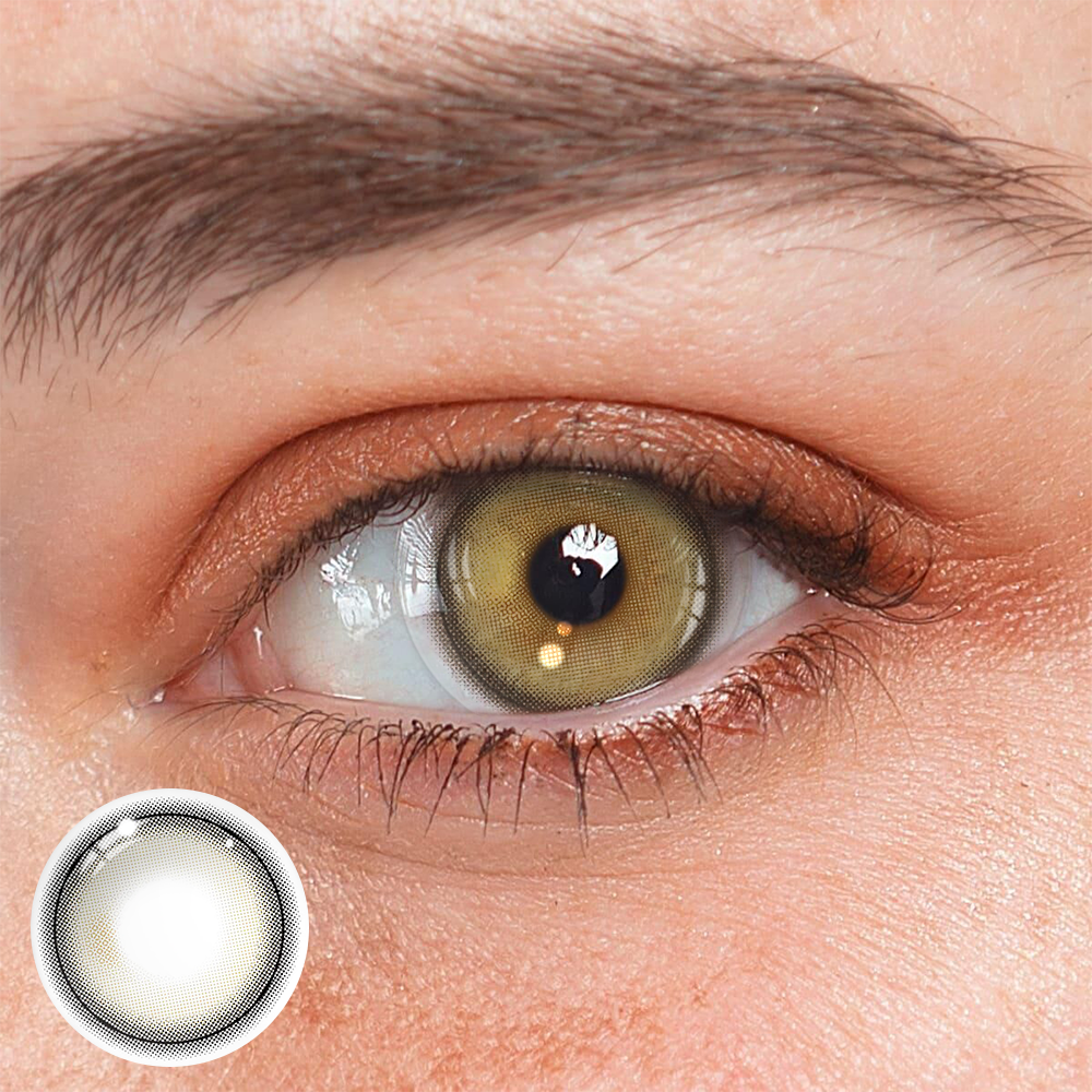Linette rockstar bruin gekleurde contactlenzen