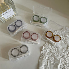 Small Minority Colored Contact Lens Case