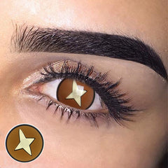Cosplay Kinoko Brown Colored Contact Lenses