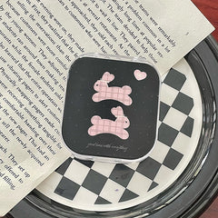 Ins Style Bow Rabbits Farbiger Kontaktlinsenbehälter 