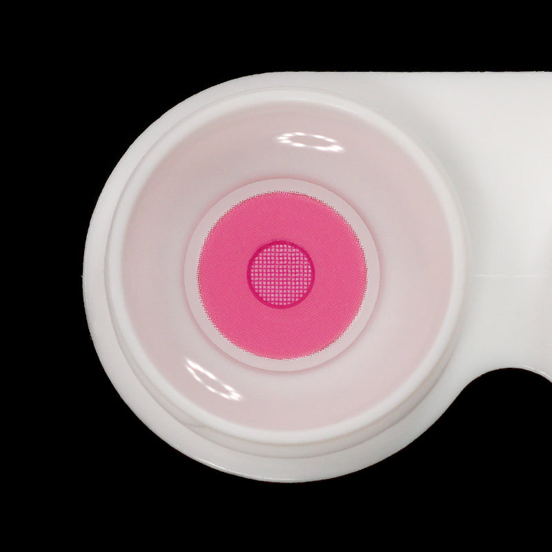 Cosplay Rose Bloom Pink Colored Contact Lenses