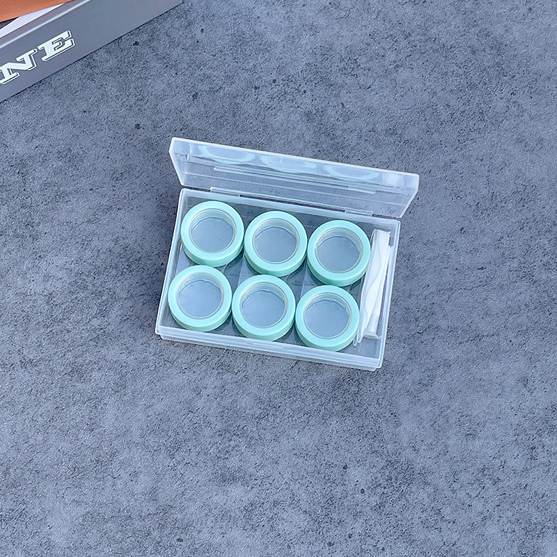 Étui à lentilles de contact colorées de style simple INS 