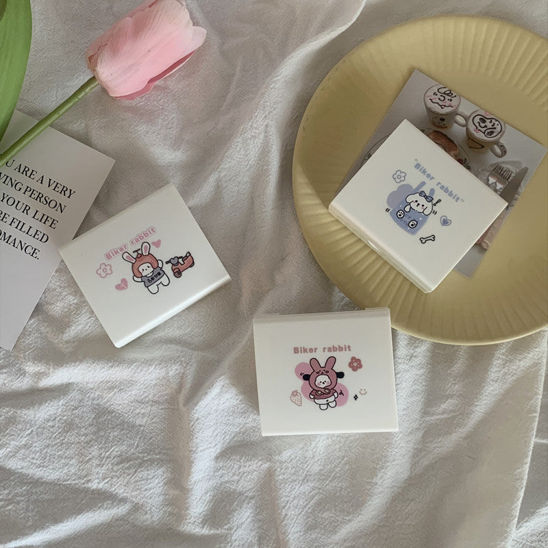 Ins Creative Niche Niedlicher Kaninchen-Kontaktlinsenbehälter 