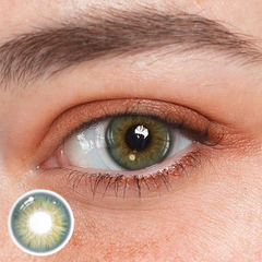Lazuli Deep Green Colored Contact Lenses