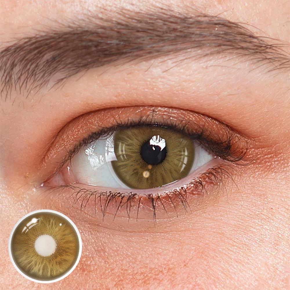 Mars bruin gekleurde contactlenzen