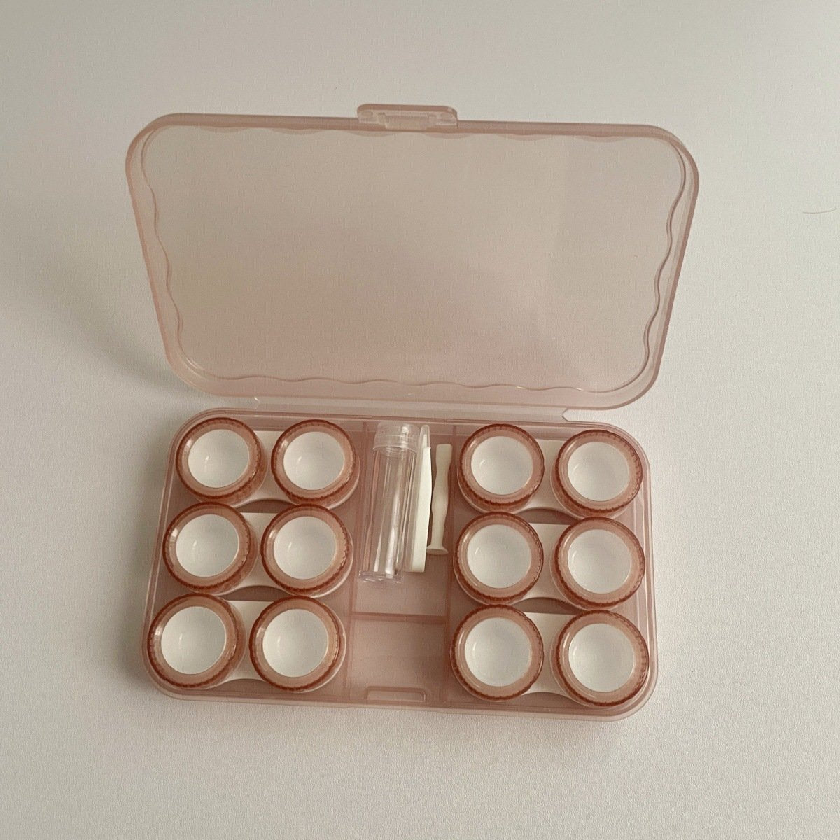 Ins Retro Koude Stijl Gekleurde Contactlenshouder