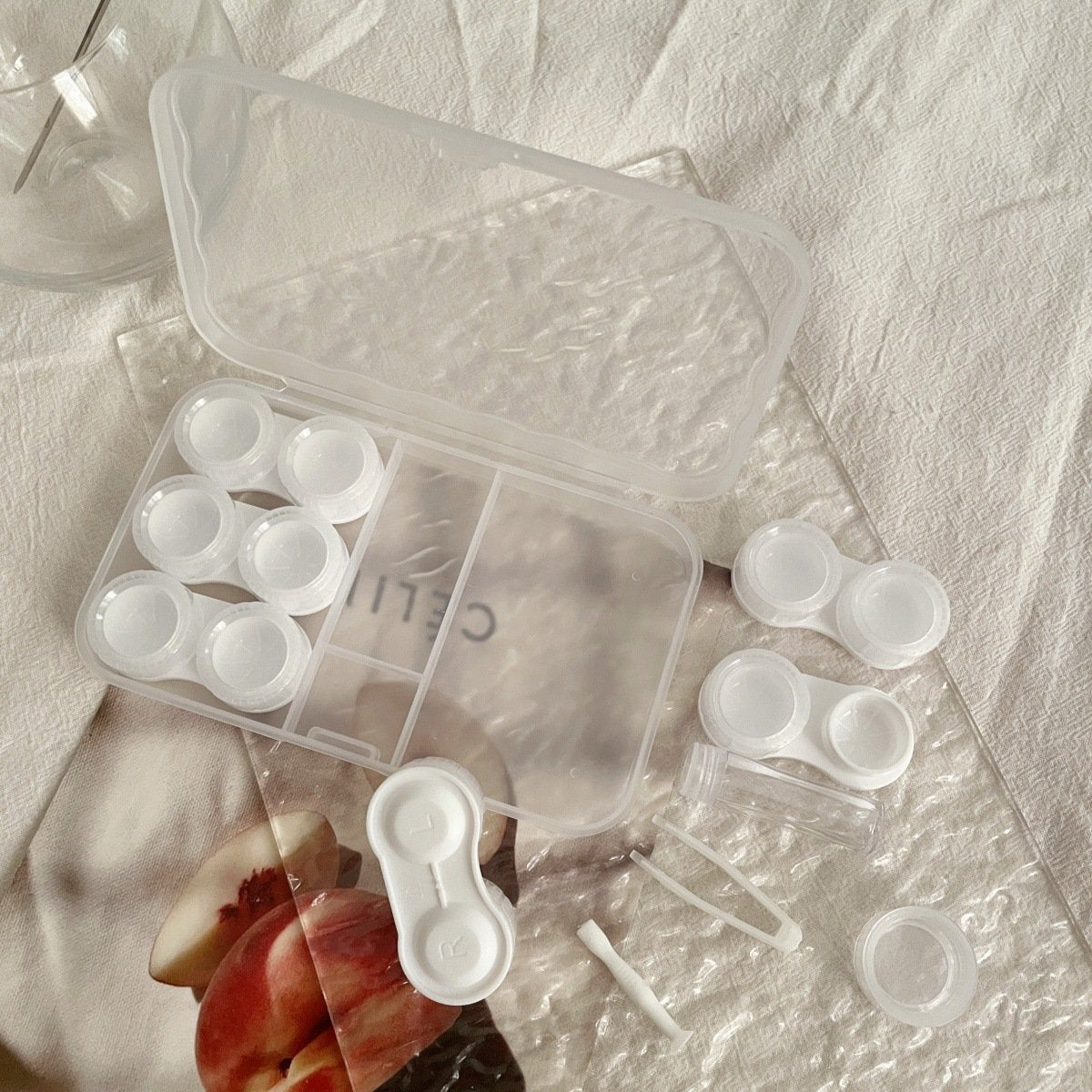 Ins Retro Koude Stijl Gekleurde Contactlenshouder