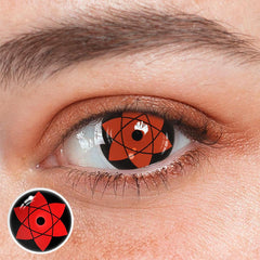 Cosplay Sharingan Uchiha Sasuke Red Color Contain Contact