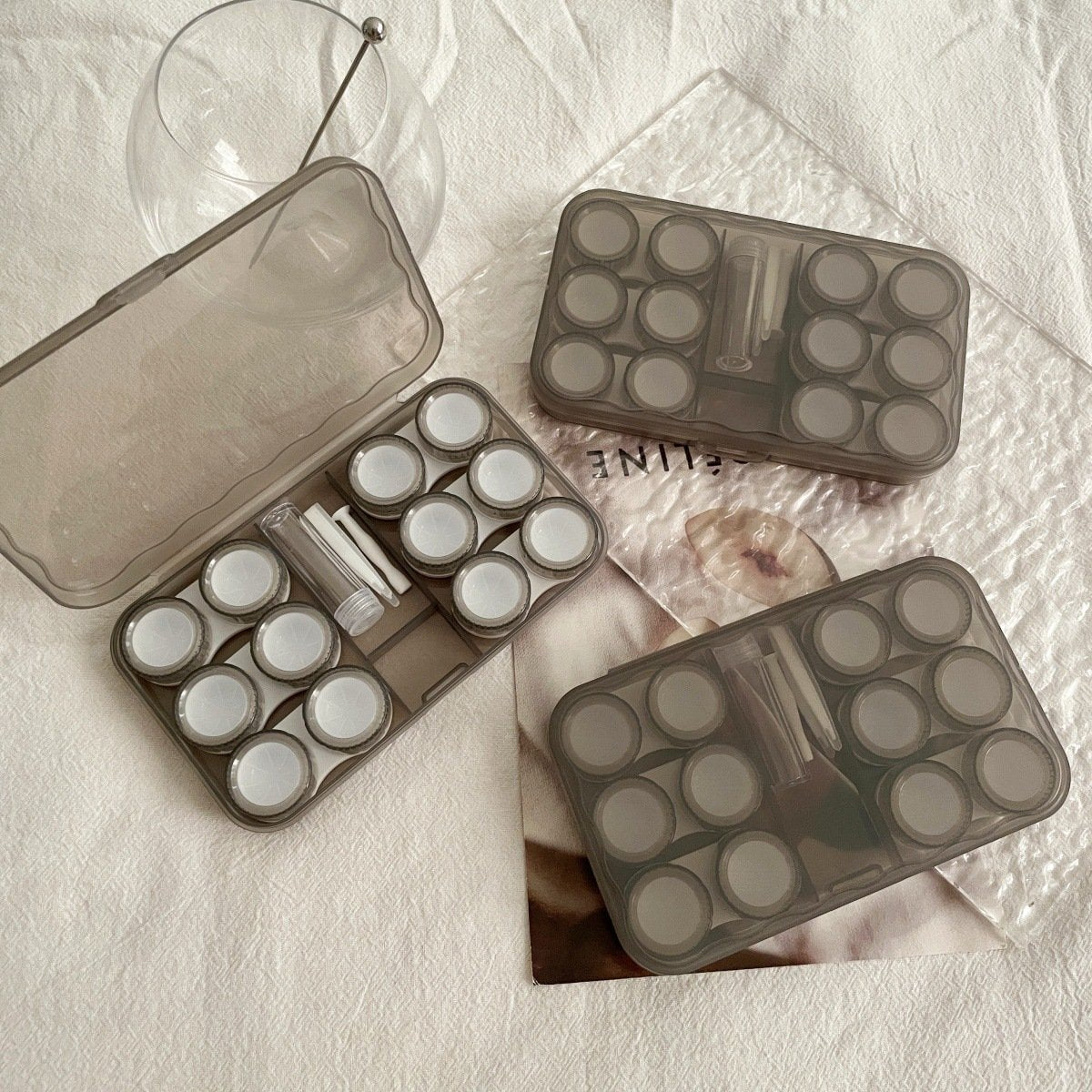 Ins Retro Koude Stijl Gekleurde Contactlenshouder