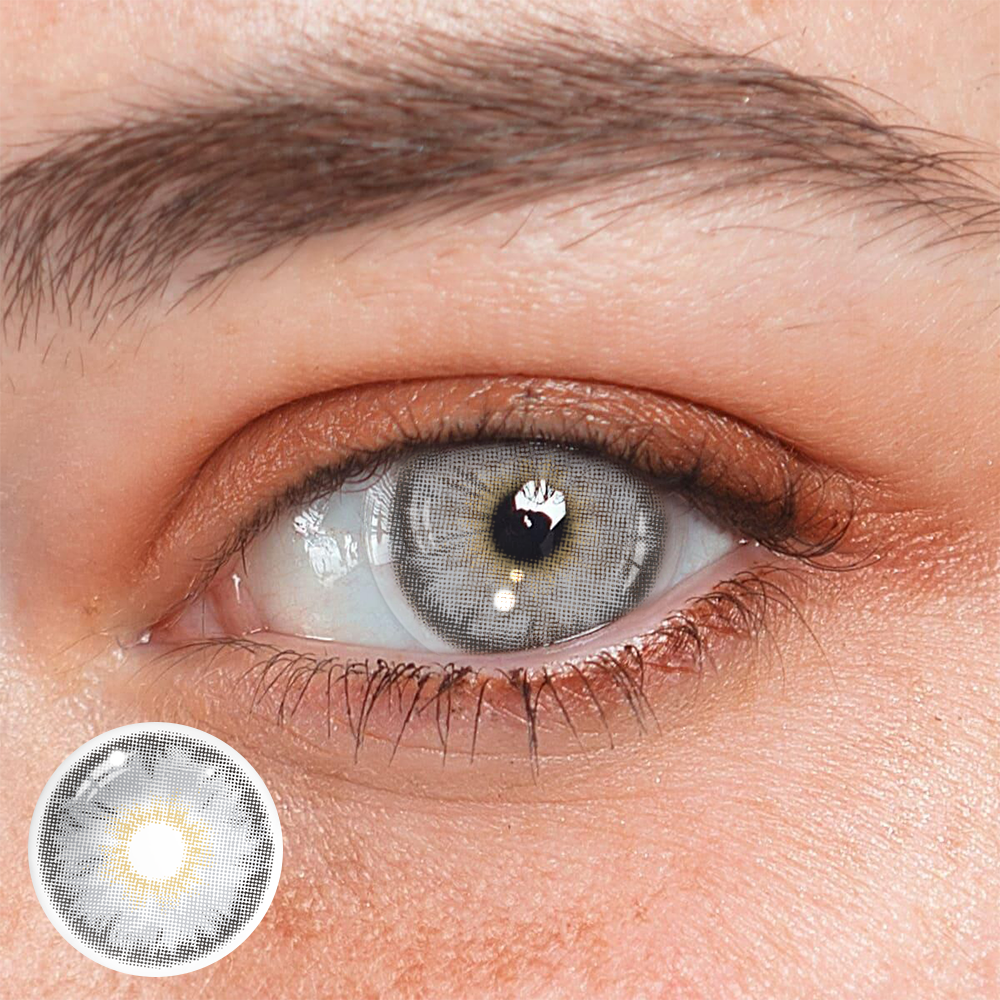 Cyrene grijs gekleurde contactlenzen
