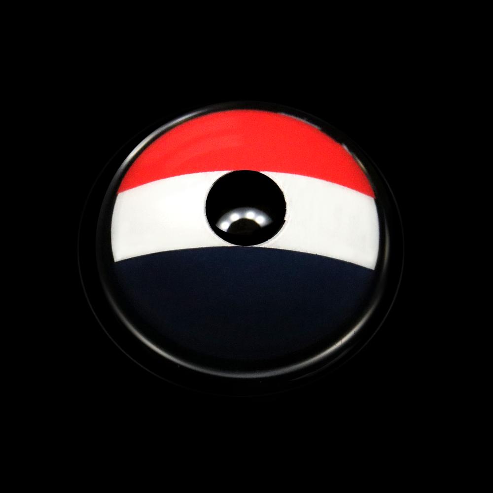 Cosplay France Flag Blue Colored Contact Lenses