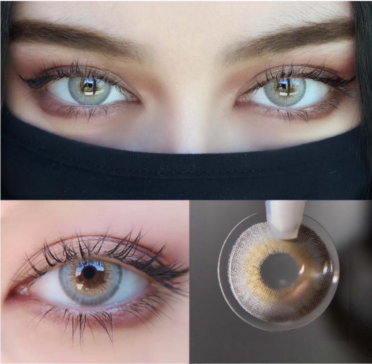 Kolorowe soczewki kontaktowe LA GIRL Grey Daily (10 szt.)